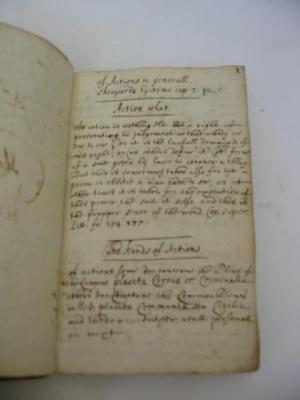 Appraisal: A COMMONPLACE BOOK hand written by Thomas Waller of Kingston