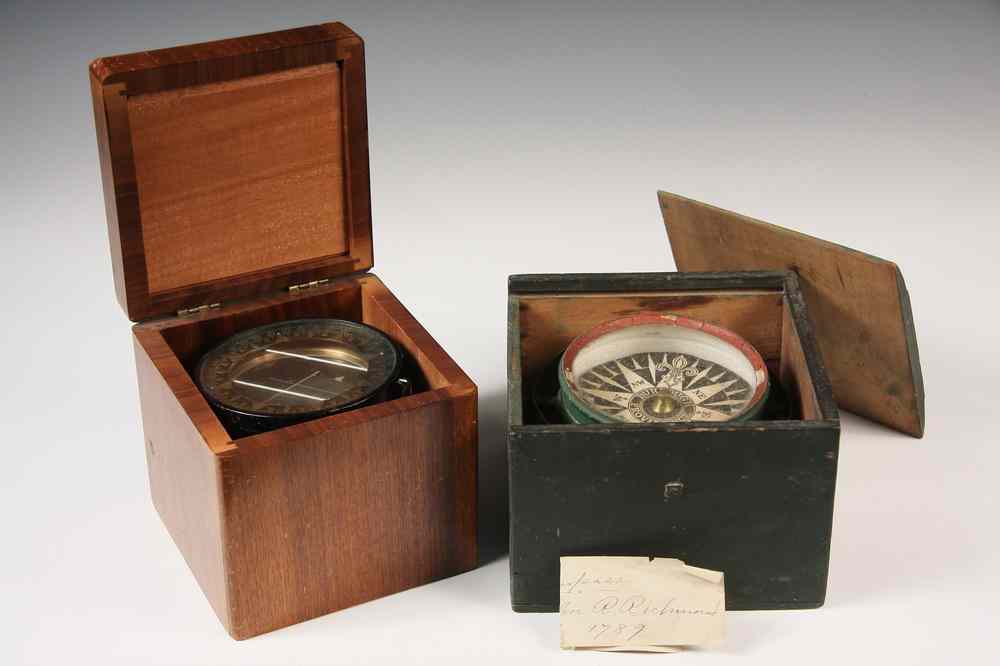 Appraisal: BOXED COMPASSES - Including th c Dry Mount Compass by