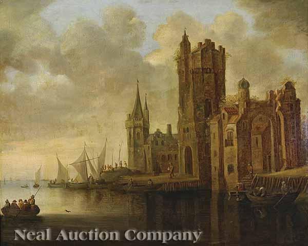 Appraisal: Attributed to Wouter Knijff Dutch c - after River Landscape