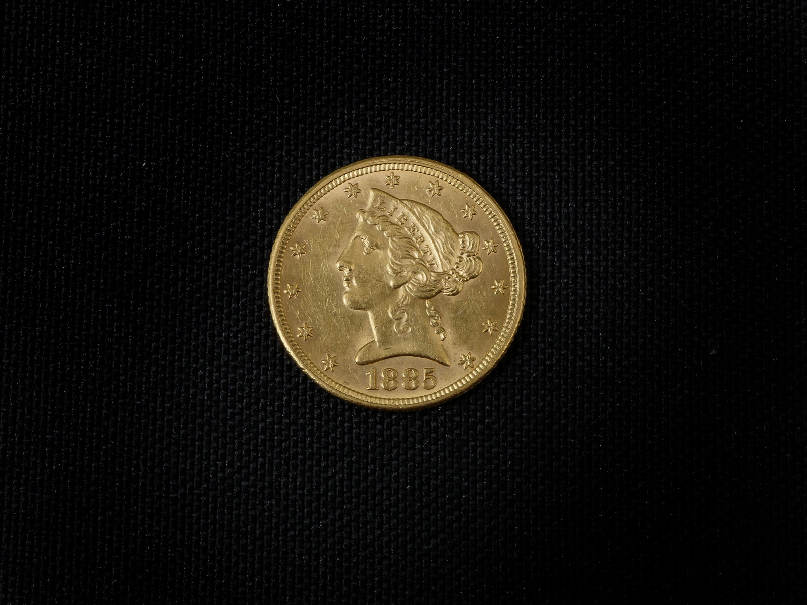 Appraisal: P U S LIBERTY HEAD HALF EAGLE GOLD COIN Beautiful