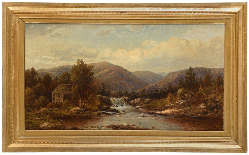 Appraisal: Charles Wilson Knapp Philadelphia New York - Mountain Landscape signed