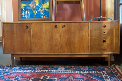 Appraisal: 'S TEAK PARKER SIDEBOARD