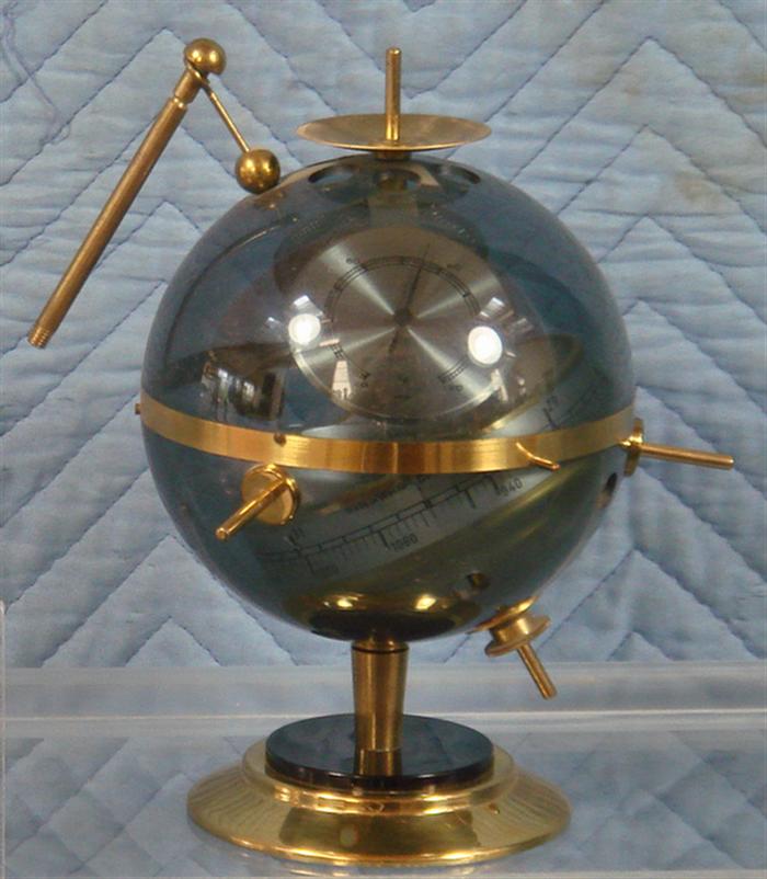 Appraisal: Sputnik weather station thermometer hygrometer barometer Made In Western Germany