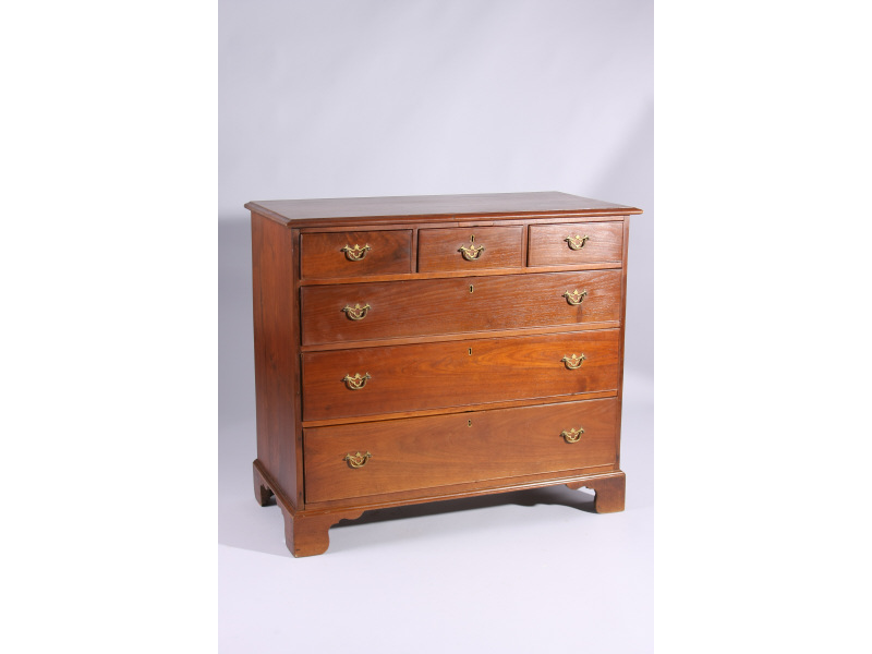 Appraisal: Chest of Drawers Moore Co NC ca walnut yellow pine