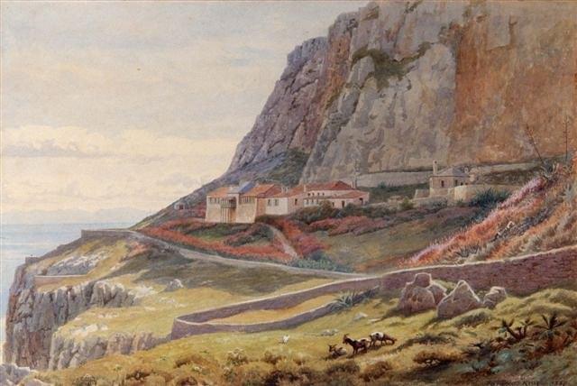 Appraisal: ROBERT GEORGE TALBOT KELLY - - A view of Gibraltar