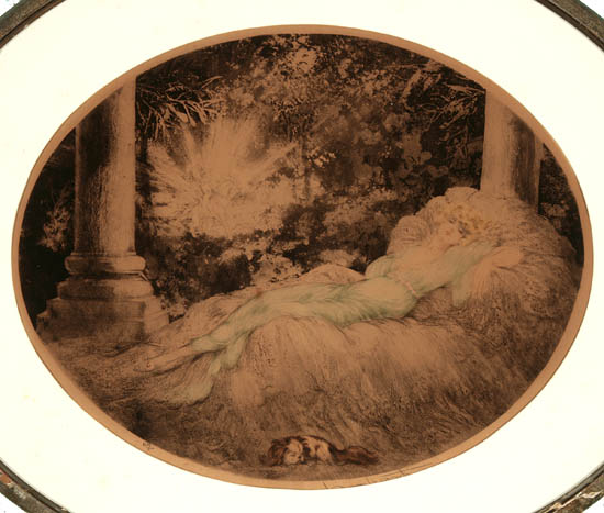 Appraisal: Louis Icart French - Sleeping Beauty La Belle au Bois