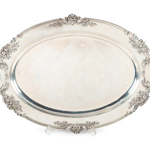 Appraisal: A Reed Barton 'Francis I' Silver Serving Tray Taunton Massachusetts