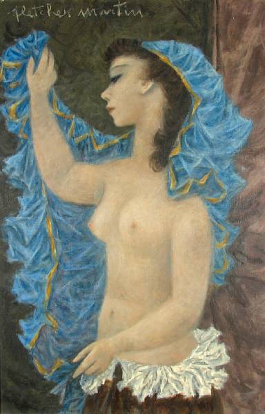 Appraisal: Fletcher Martin American - Female Nude signed 'Fletcher Martin' upper