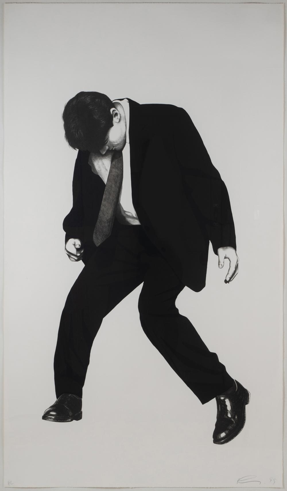 Appraisal: ROBERT LONGO B JAMES lithograph signed and dated lower right