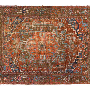 Appraisal: A Serapi Wool Rug Circa s feet inches x feet