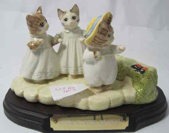 Appraisal: Beswick Beatrix Potter Tableau Mittens Tom Kitten and Moppet boxed