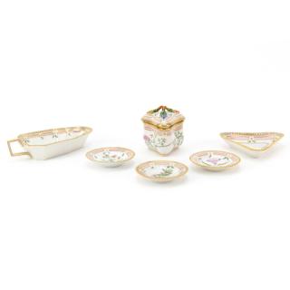 Appraisal: Royal Copenhagen Flora Danica Porcelain Miniatures Royal Copenhagen Flora Danica