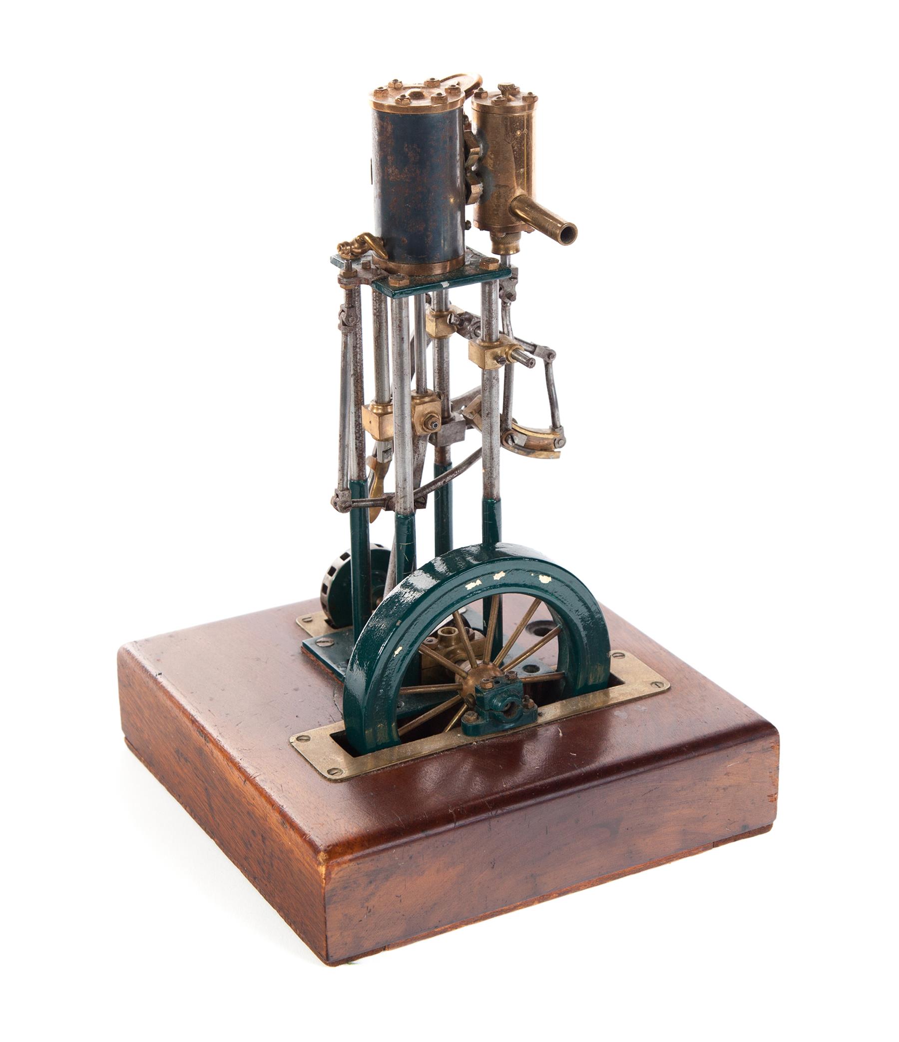 Appraisal: AMERICAN STEAM ENGINE MODEL Late th-early th century Metal model