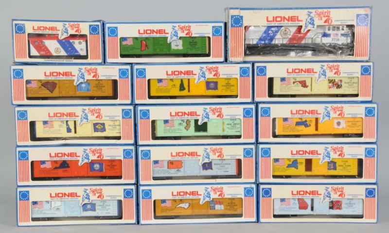 Appraisal: Lot of Lionel MPC Sprit of ' Freight Set OB