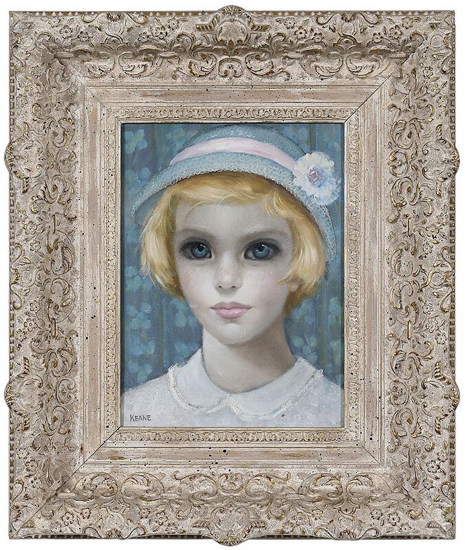 Appraisal: Margaret Hawkins Keane California Tennessee born Blue Eyes signed lower