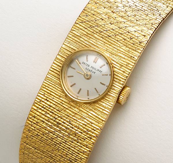 Appraisal: Patek Philippe A ladies eighteen karat gold wristwatch ref Swiss