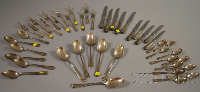 Appraisal: Durgin Sterling Silver Partial Flatware Service in New Standish pattern