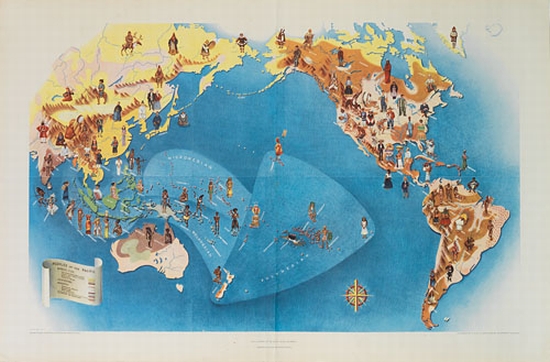 Appraisal: MIGUEL COVARRUBIAS - PAGEANT OF THE PACIFIC Group of posters