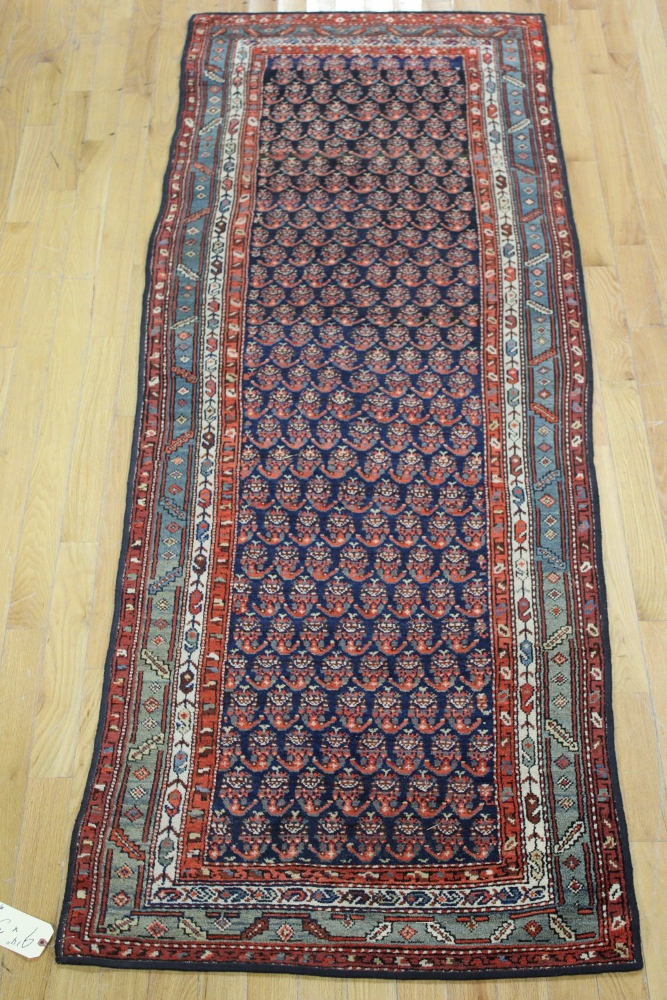 Appraisal: VINTAGE AND FINELY HAND WOVEN RUNNER Good long size nice