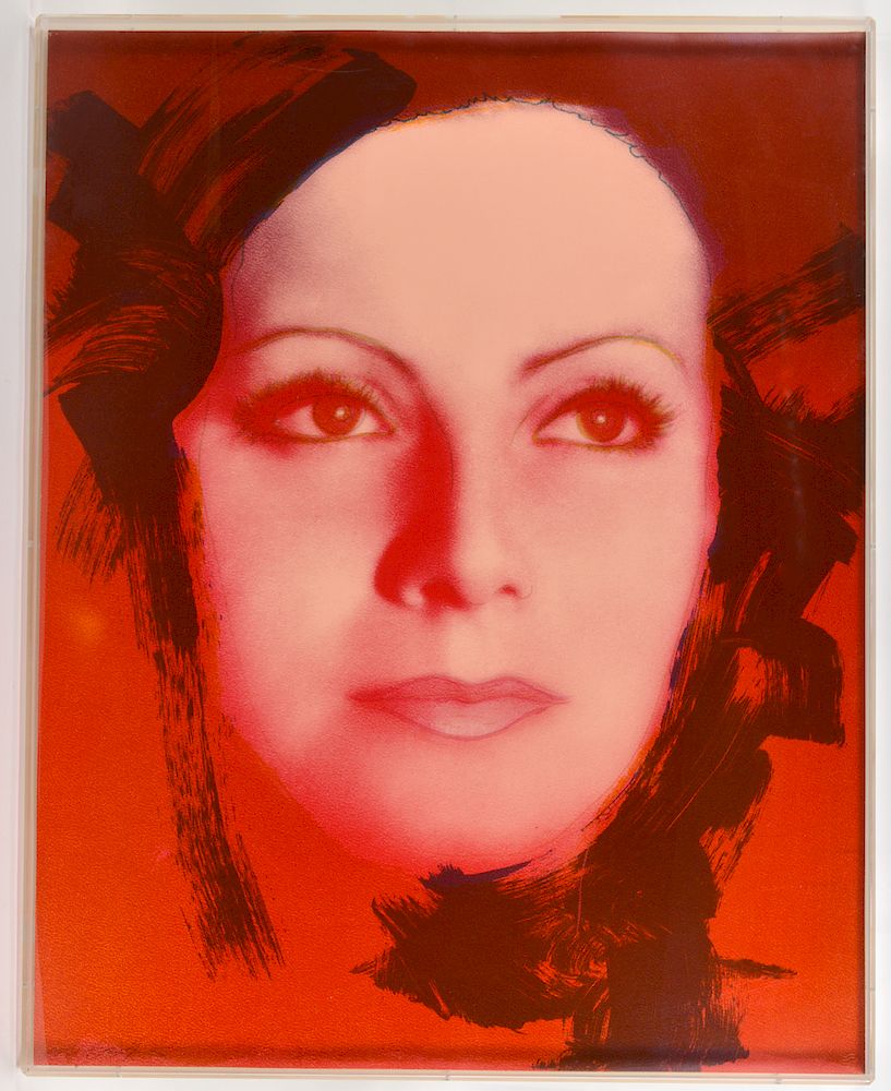 Appraisal: J Rupert Smith 'The Kiss' Greta Garbo Silkscreen Greta Garbo