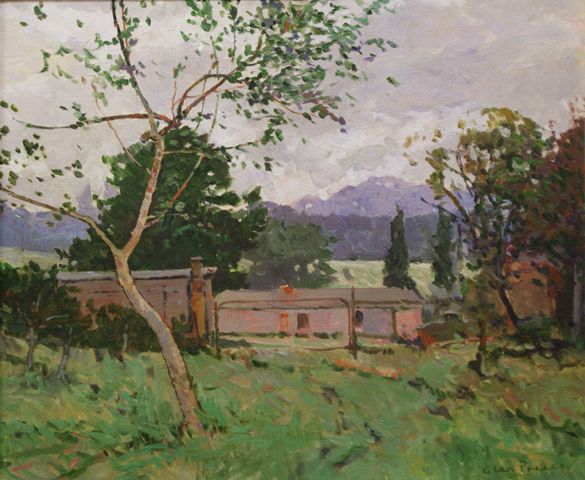 Appraisal: Glen Preece born Farmyard Southern Highlands New South Wales oil