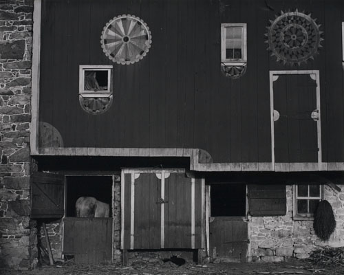 Appraisal: WESTON EDWARD - WESTON COLE - Pennsylvania Barn Silver print