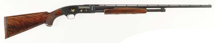 Appraisal: DELUXE ENGRAVED WINCHESTER MODEL PUMP SHOTGUN Cal SN Beautiful Model