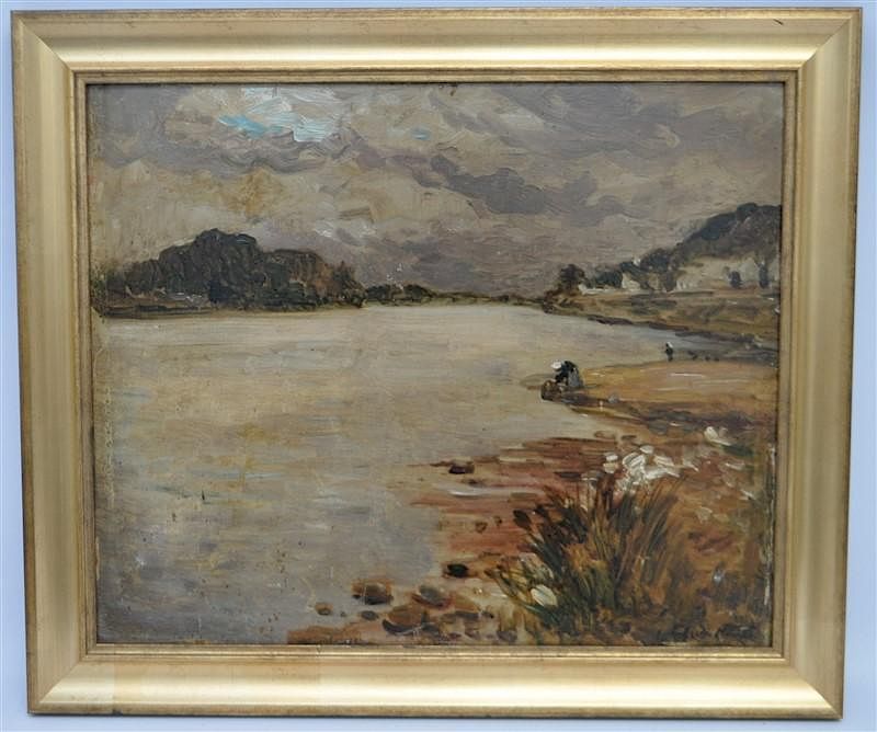 Appraisal: CHARLES HOUBEN - POST IMPRESSIONIST OIL Post Impressionist Oil on