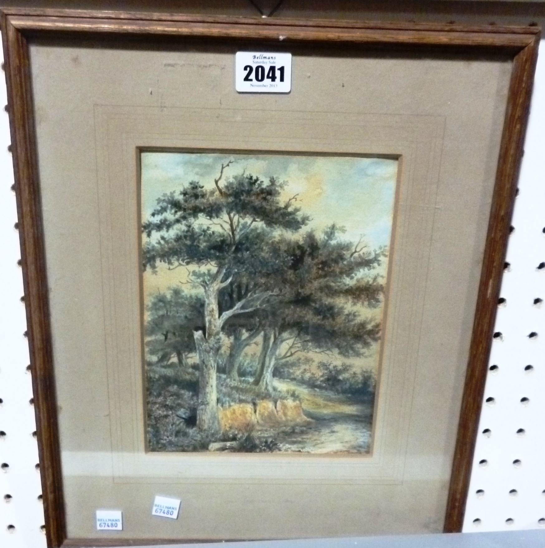 Appraisal: Followers of John Crane Trees watercolour