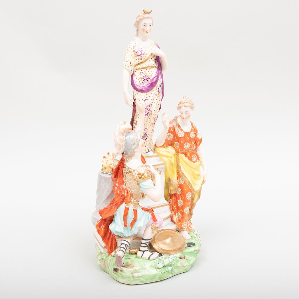 Appraisal: Derby Porcelain Figural Group Jason and Medea at the Alter