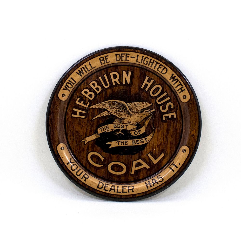 Appraisal: Hebbern House Coal Tip Tray Reference n a Brewery Entity