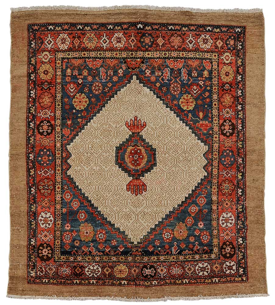 Appraisal: Bakshaish or Malayer Rug Persian th century central medallion with