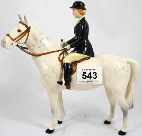 Appraisal: Beswick Huntslady on Grey Horse