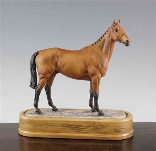 Appraisal: A Royal Worcester figure 'Arkle' by Doris Lindner inscribed 'Owned