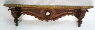 Appraisal: Antique Decorative Wall Shelf Serpentine front w Antique Decorative Wall