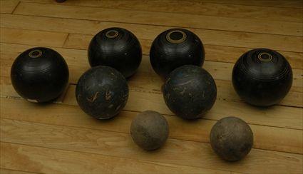 Appraisal: Group of Eight Carpet Balls