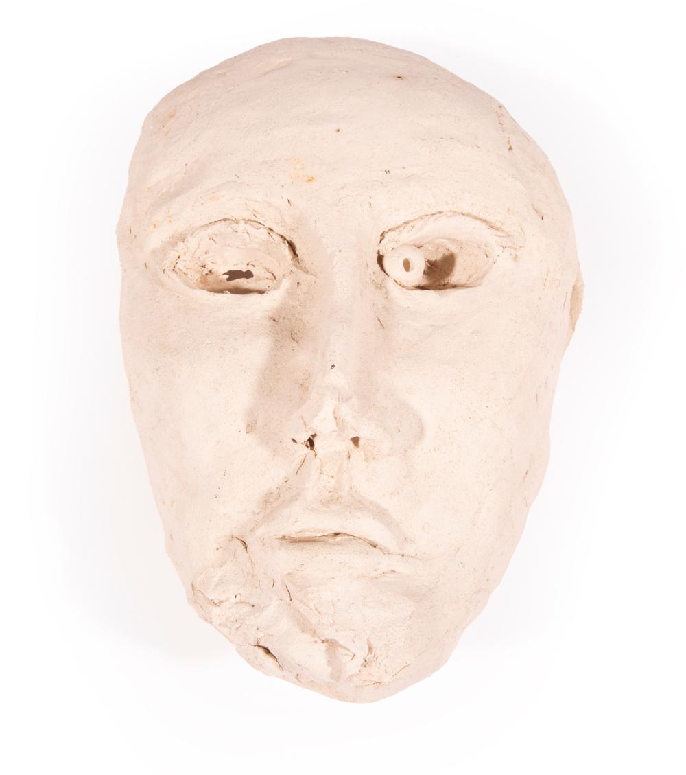 Appraisal: Mario Villa Nicaraguan New Orleans - Mask plaster unsigned h