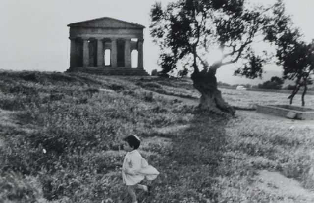 Appraisal: DAVIDSON Bruce Gelatin Silver Print Sicily Signed titled dated and