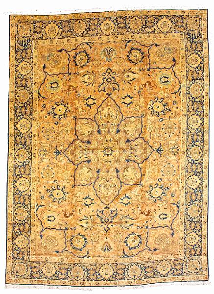 Appraisal: A Tabriz carpet Northwest Persia circa size approximately ft in