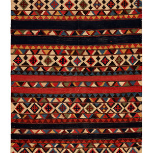 Appraisal: A Group of Three Kilim Rugs each with repeating geometric