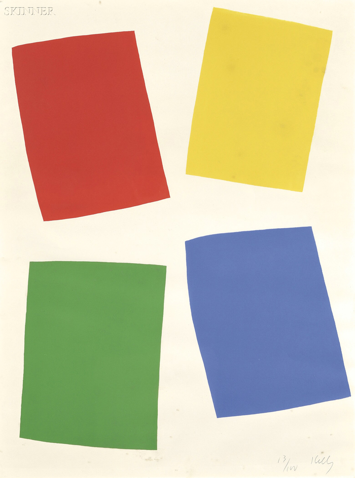 Appraisal: Ellsworth Kelly American b Vivian Beaumont Theater Lincoln Center edition