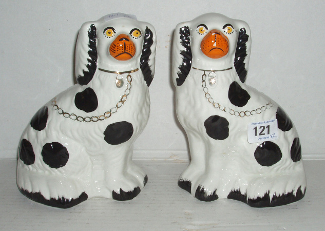 Appraisal: Pair Burleigh Staffordshire Dogs Height cm