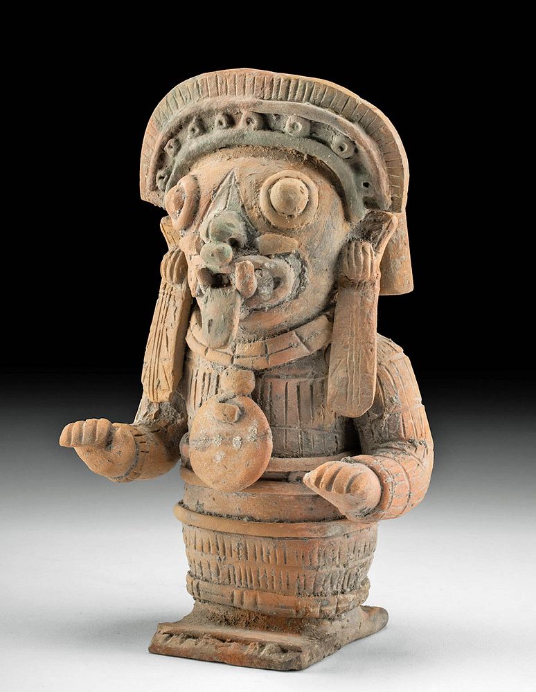 Appraisal: Incredible Jamacoaque Pottery Shaman Figure w TL Pre-Columbian Ecuador Jamacoaque