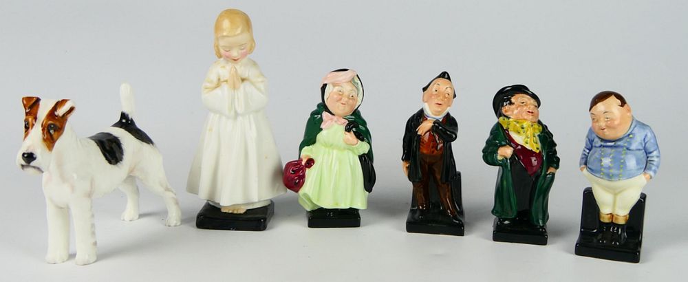 Appraisal: COLLECTION OF ROYAL DOULTON SMALL FIGURINES To include Fat Boy