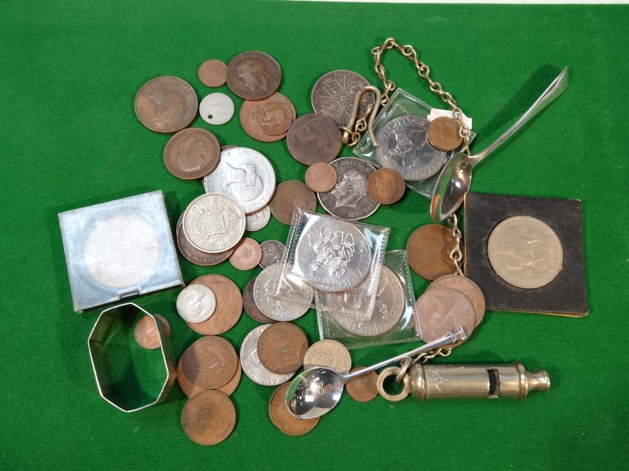 Appraisal: Various medals coins and collectables to include a Metropolitan patent