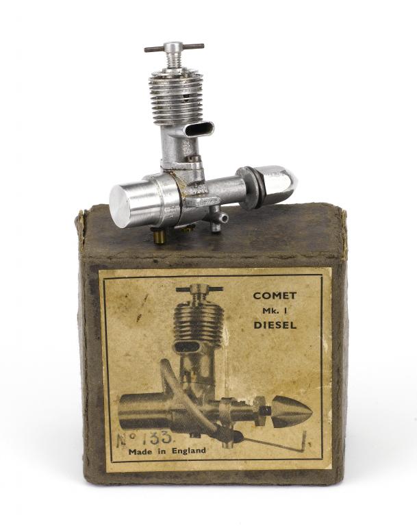 Appraisal: A COMET MK CC DIESEL ENGINE complete with mixture needle