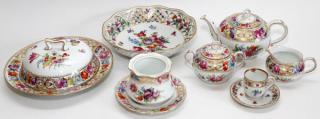 Appraisal: DRESDEN PORCELAIN CHINA TEA SET PIECES CIRCA DRESDEN PORCELAIN CHINA