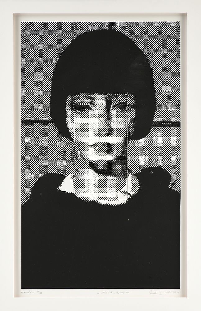 Appraisal: GERALD LAING British - A PRINT Anna Karina - GERALD