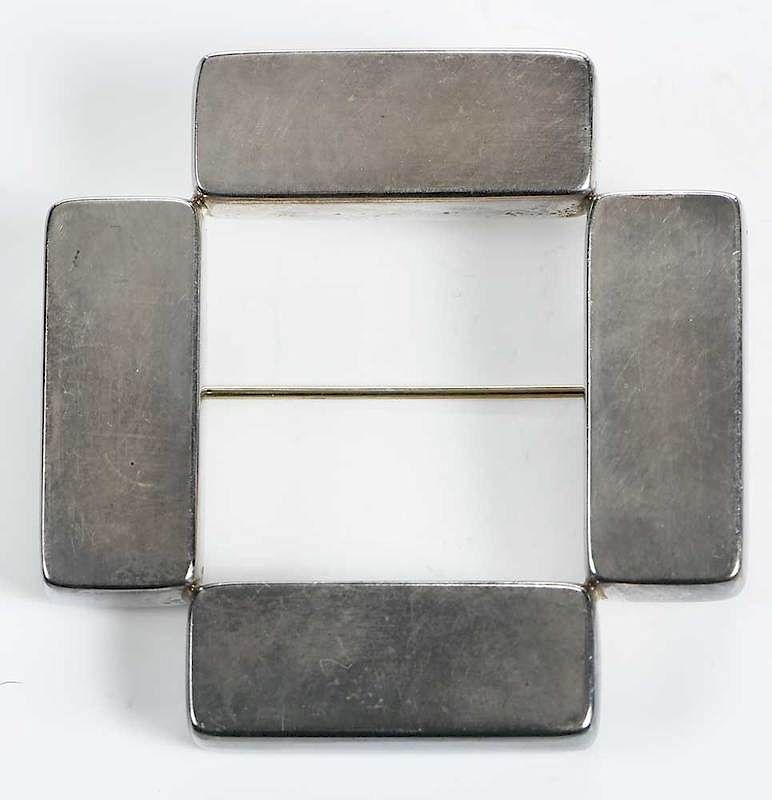 Appraisal: Georg Jensen Sterling Brooch design Astrid Fog - x -