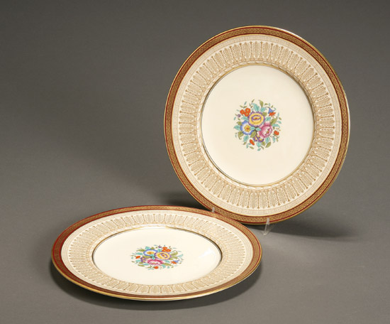 Appraisal: Set of Twelve Cauldon Service Plates First Half th Century